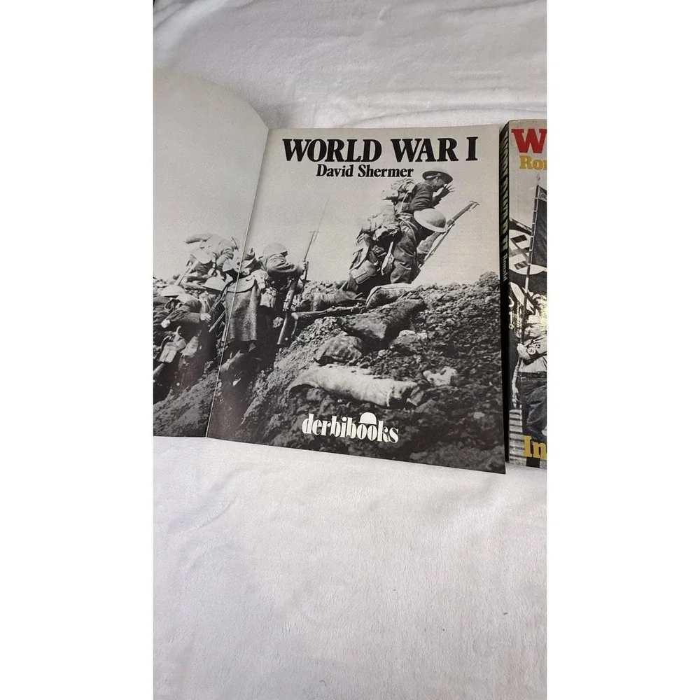 Vintage World War I World War II Paperback Book Set 1975 Derbibooks History